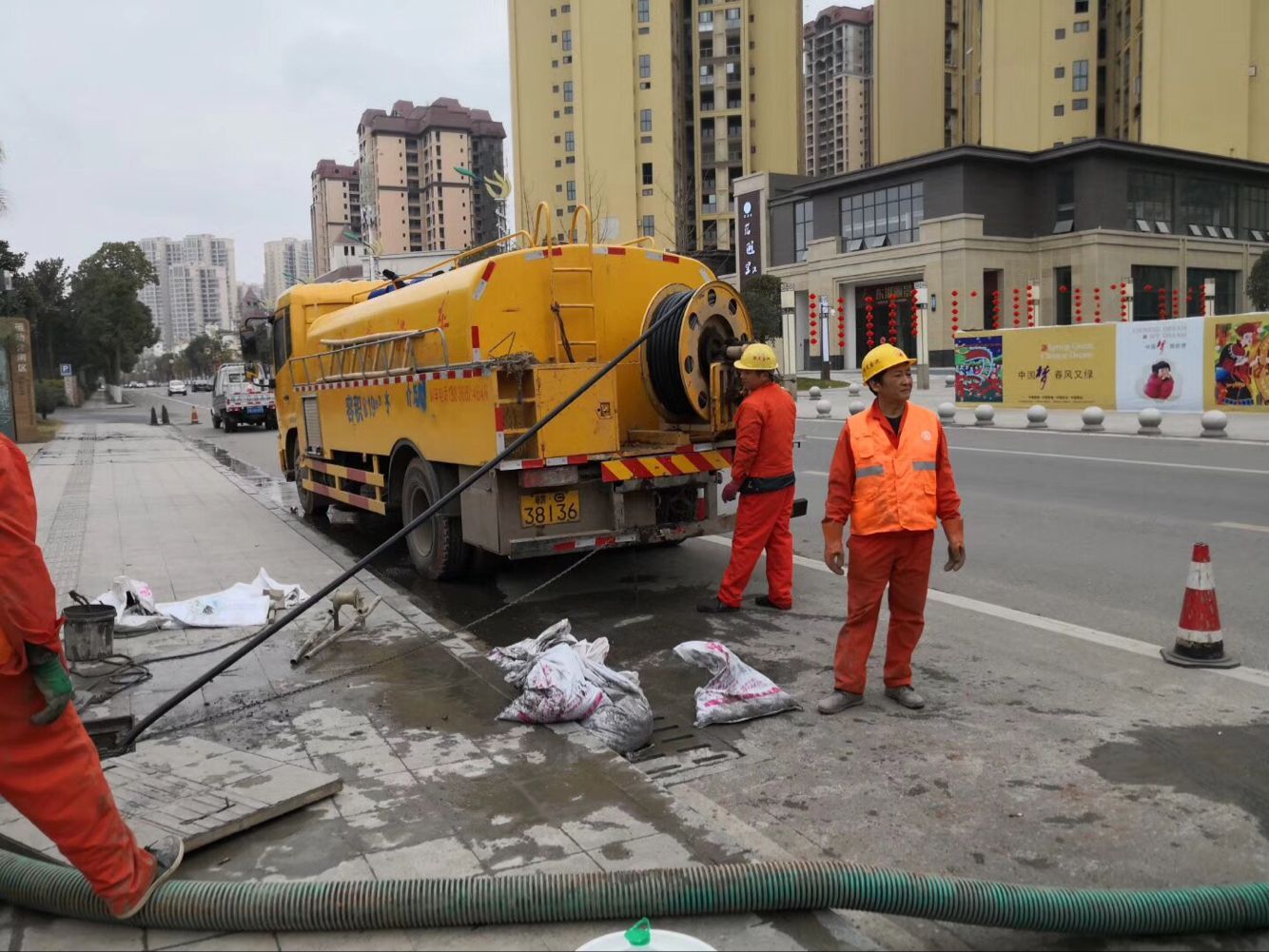 德钦排污管道清淤-管道清洗